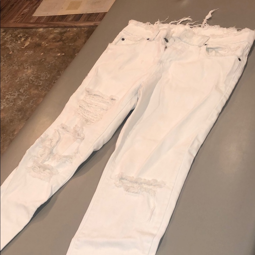 White jeans!